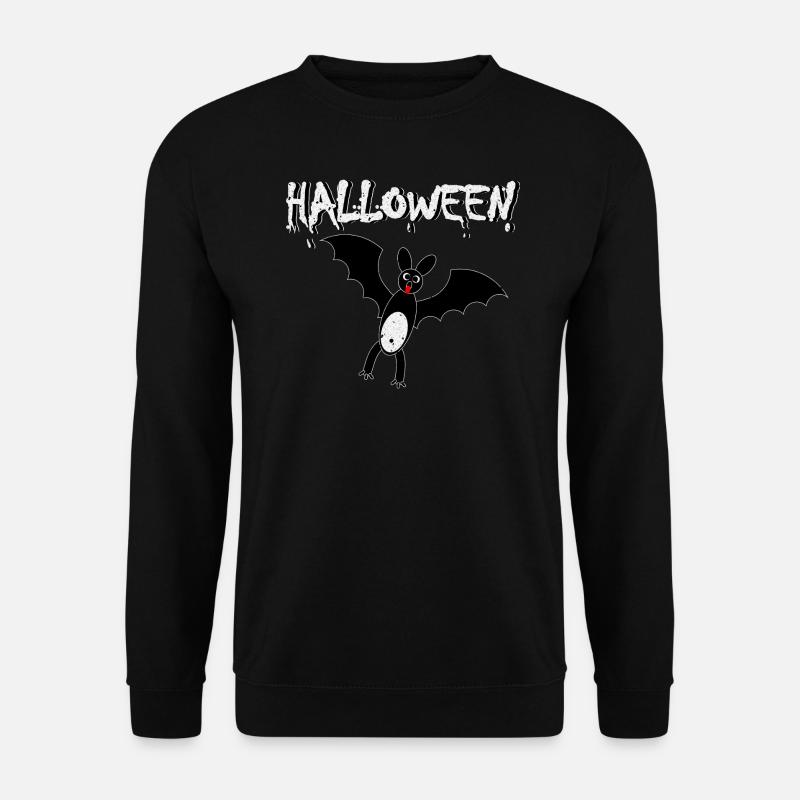 Halloween Fledermaus - Unisex Pullover - Schwarz