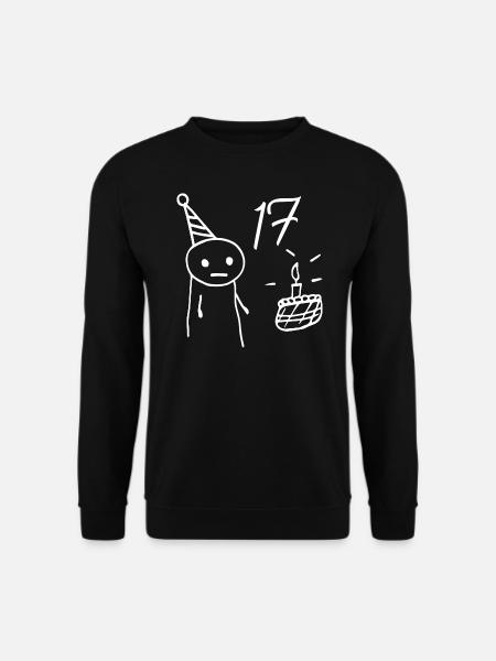 17 Jahre alt - 17. Geburtstag lustiges Geschenk 17 Jahre alt - Unisex Pullover - Schwarz