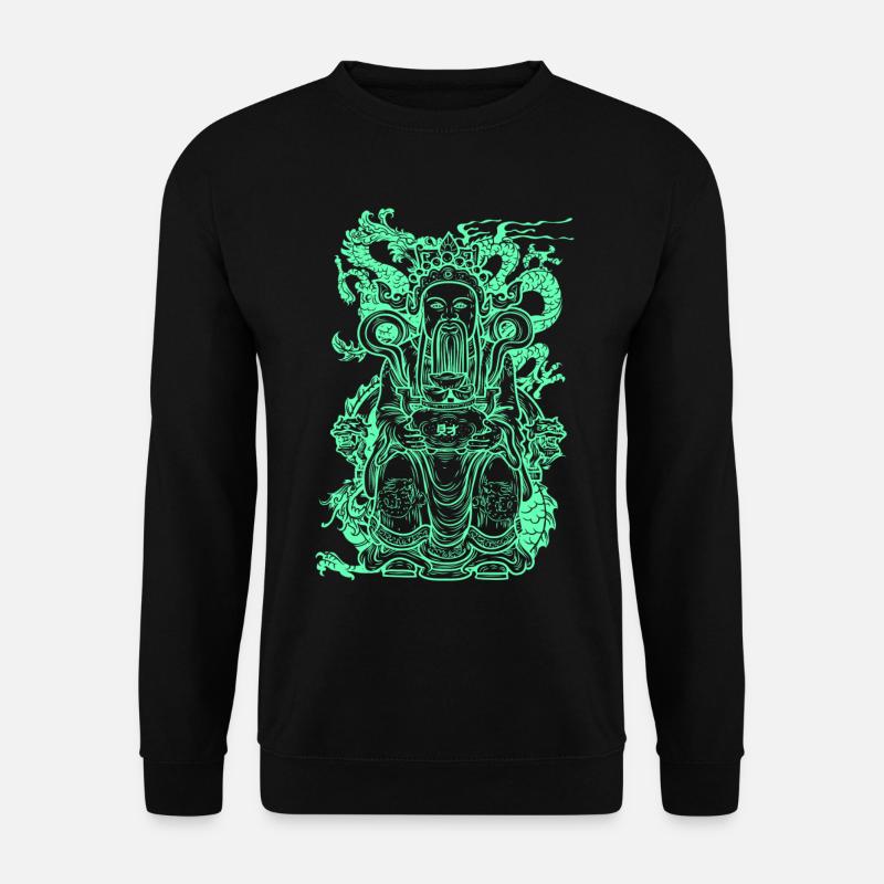 Figure de Bouddha - Sweat-shirt Unisexe - noir