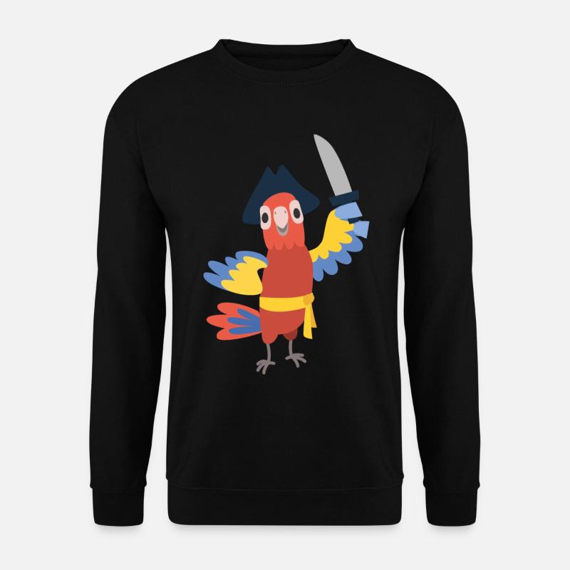 Papagei - Unisex Pullover - Schwarz