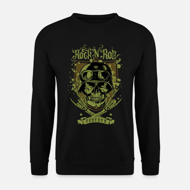 Rock 'n' Roll für immer - Unisex Pullover - Schwarz