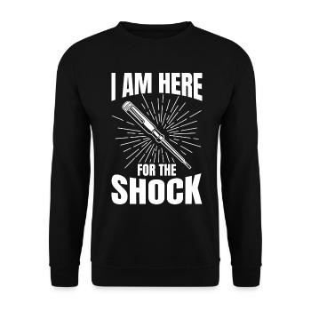 Drôle d’électricien - Sweat-shirt Unisexe - noir - Devant - Alina (178cm) & Michal (187cm)