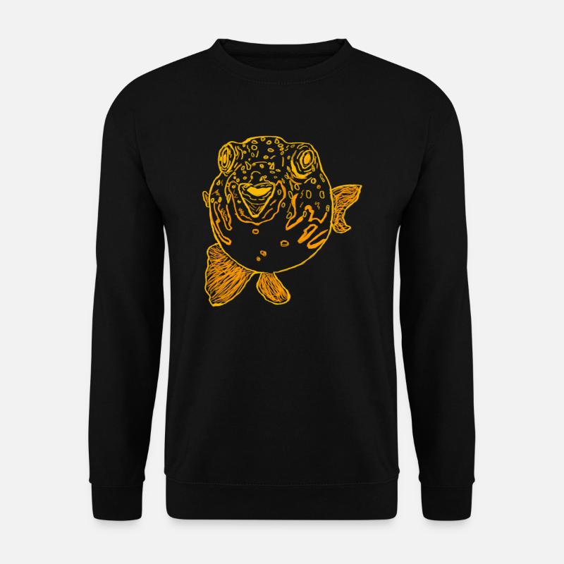Puffer Fish T-Shirt - Unisex Sweatshirt - black