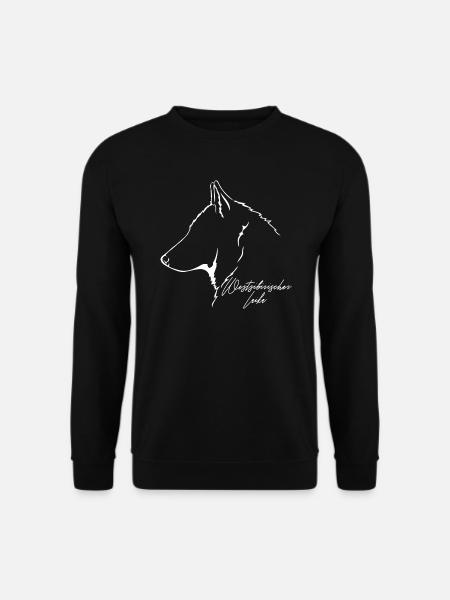 Westsibirischer Laika Profil Hunde Hund Wilsigns - Unisex Pullover - Schwarz