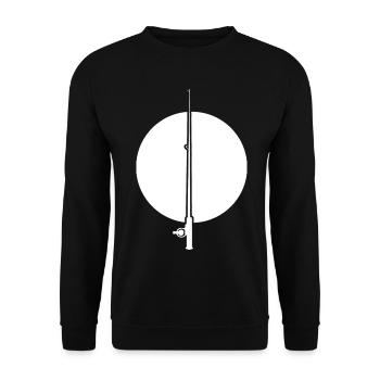 Angel Drawing - Unisex Sweatshirt - black - Front - Alina (178cm) & Michal (187cm)