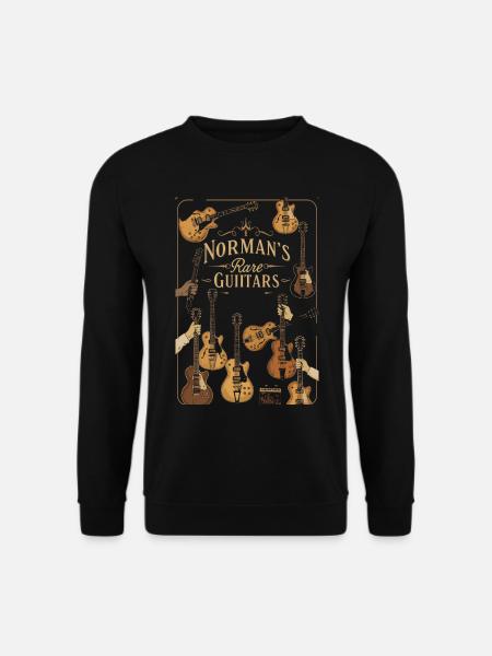 Norman's Rare Guitars Vintage Illustration - Unisex Sweatshirt - black
