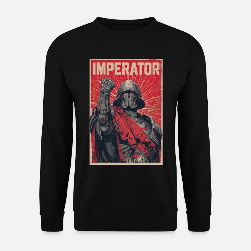 Emperor Warrior Poster - Unisex Sweatshirt - black