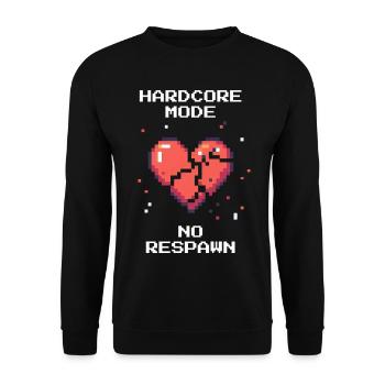 Mode hardcore | Humour de croque-mort - Sweat-shirt Unisexe - noir - Devant - Alina (178cm) & Michal (187cm)