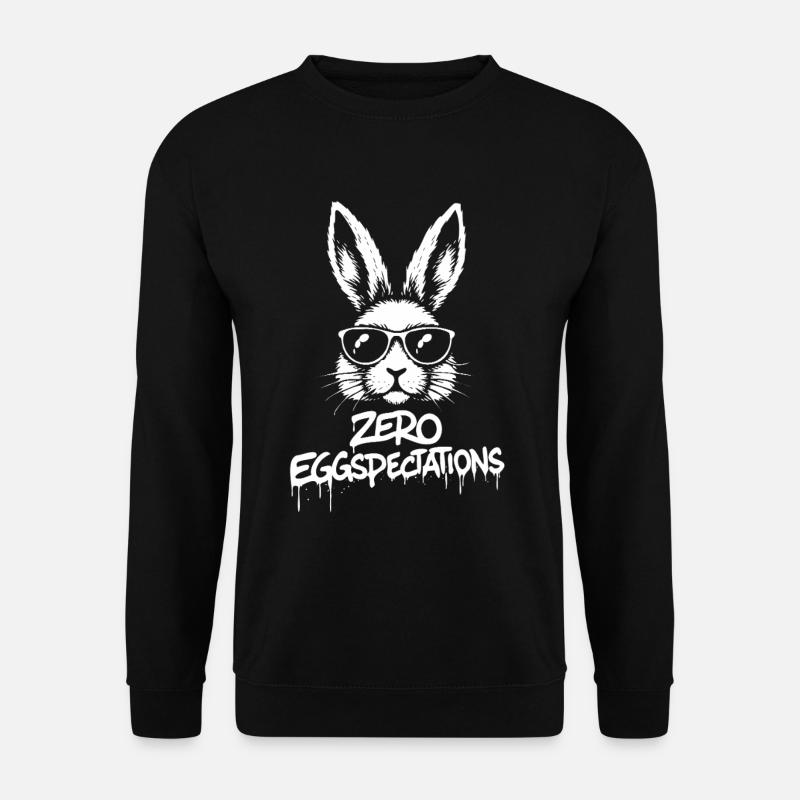 Zero Eggspectations - Unisex Sweatshirt - black
