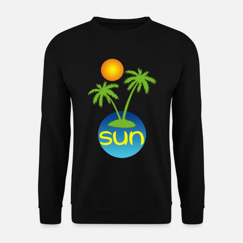 Paradies in der Sonne - Unisex Pullover - Schwarz