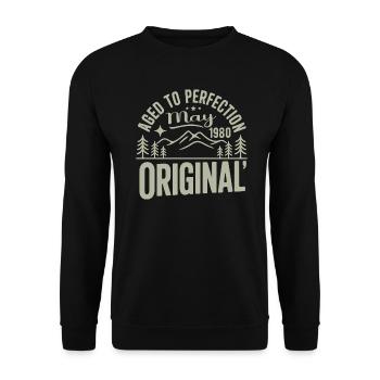 May 1980 – Legend of the Peaks and Mountains - Unisex Sweatshirt - black - Front - Alina (178cm) & Michal (187cm)
