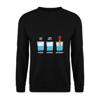 Musical Instrument - Bassoon Player - Music Gift - Unisex Sweatshirt - black - Front - Alina (178cm) & Michal (187cm)