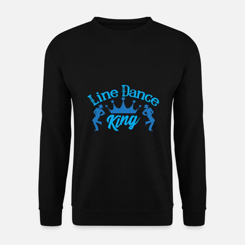 Line Dance King - Unisex Pullover - Schwarz