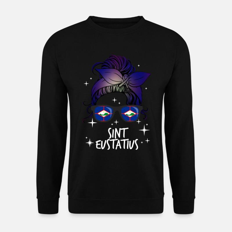 Sint Eustatius - Sweat-shirt Unisexe - noir