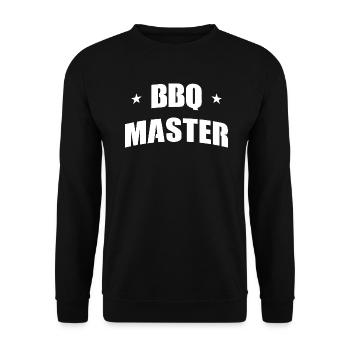 BBQ master avec étoiles - Sweat-shirt Unisexe - noir - Devant - Alina (178cm) & Michal (187cm)