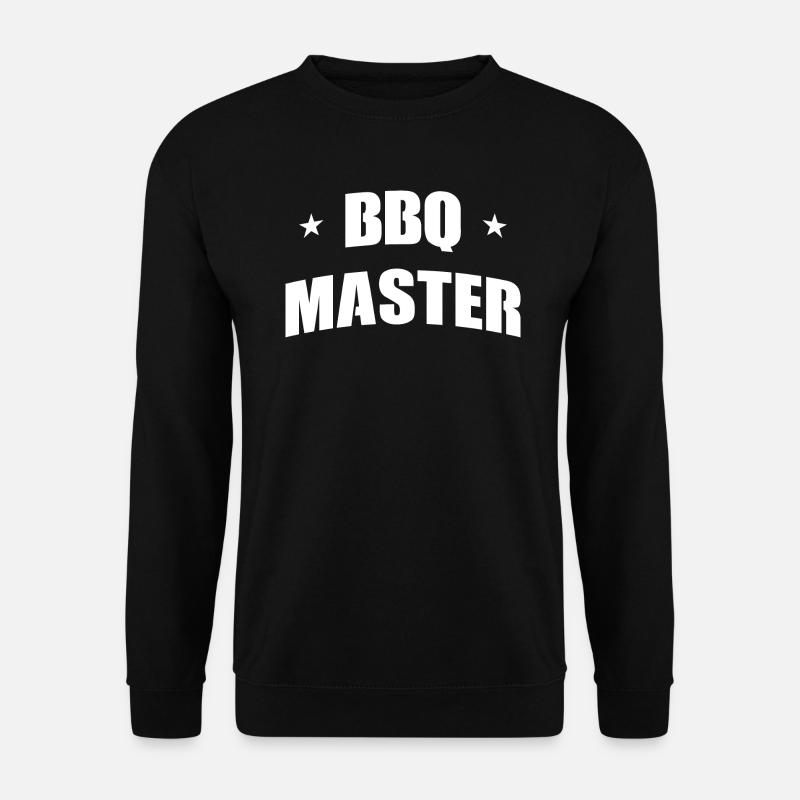 BBQ master avec étoiles - Sweat-shirt Unisexe - noir