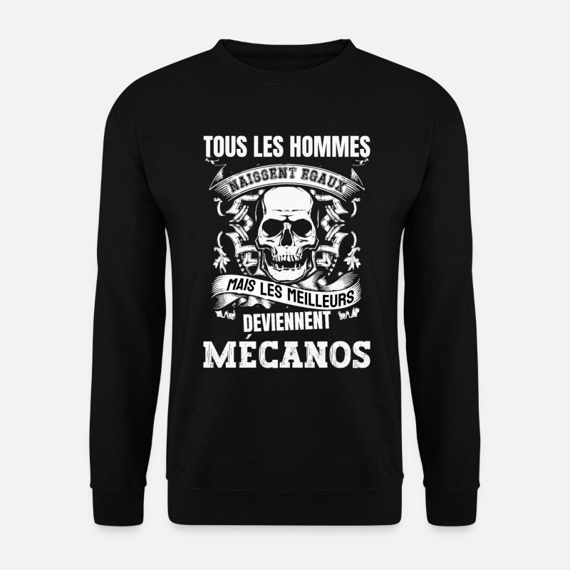 les meilleurs deviennent mécanos - Sweat-shirt Unisexe - noir