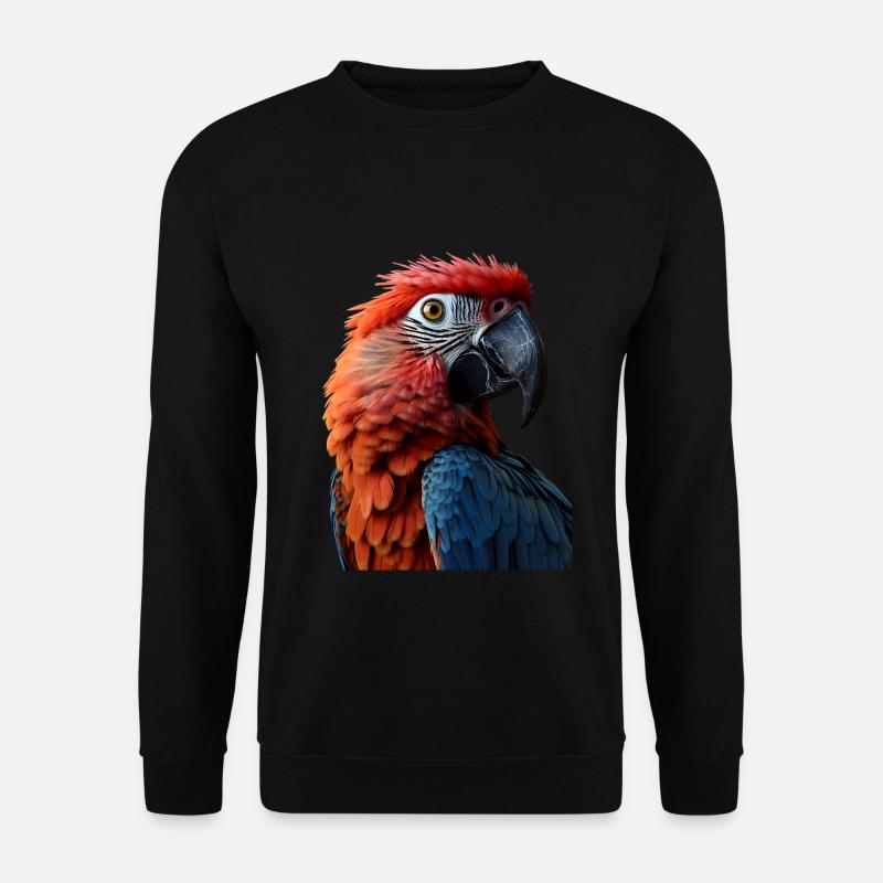 Papagei - Unisex Pullover - Schwarz