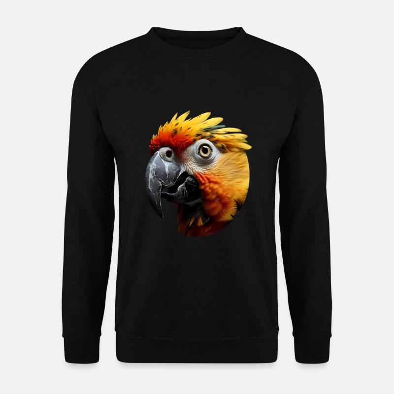 Papagei - Unisex Pullover - Schwarz