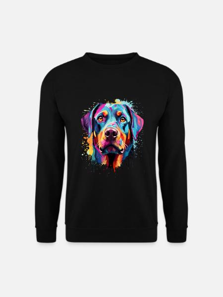 Rottweiler Colorful - Unisex Pullover - Schwarz