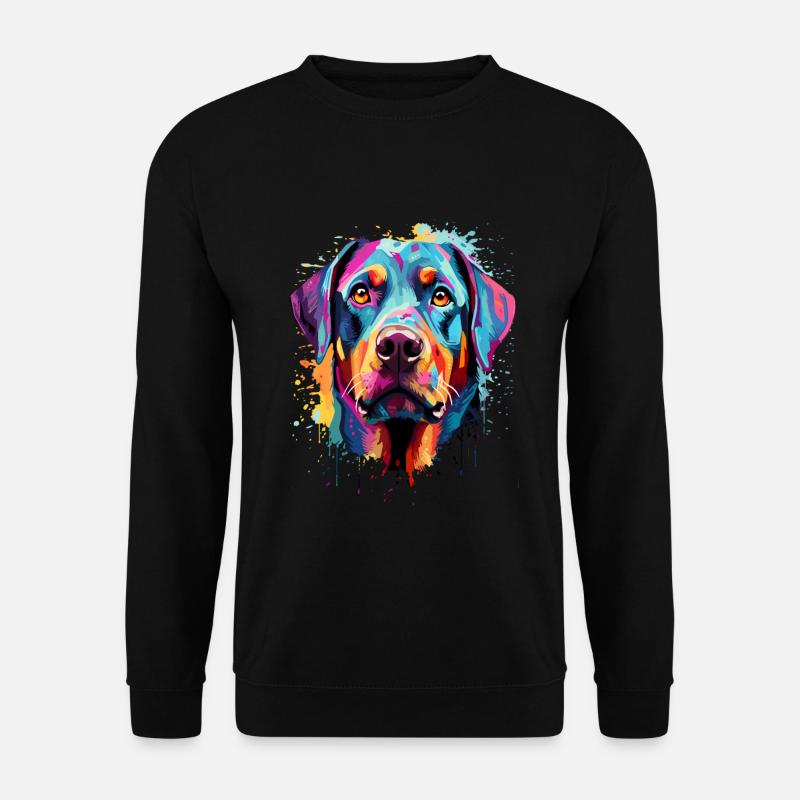 Rottweiler Colorful - Unisex Pullover - Schwarz