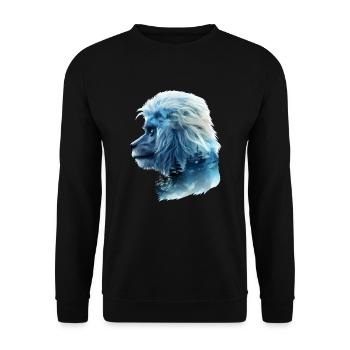 Gibbon - Unisex Pullover - Schwarz - Vorne - Alina (178cm) & Michal (187cm)