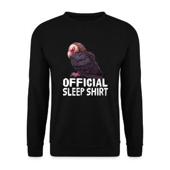 Chemise de nuit officielle Vulture - Sweat-shirt Unisexe - noir - Devant - Alina (178cm) & Michal (187cm)