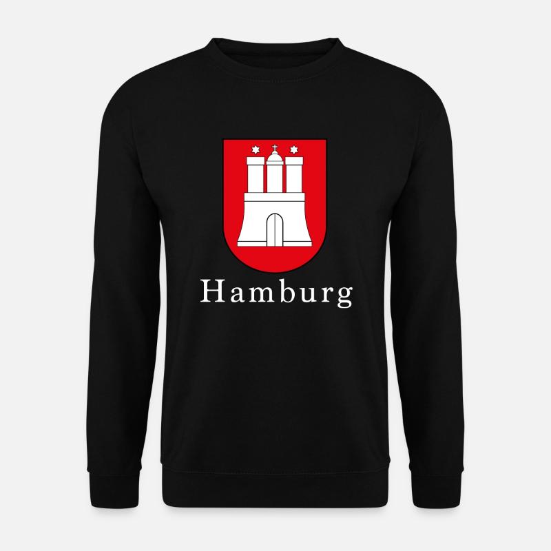Hamburg Wappen - Unisex Pullover - Schwarz