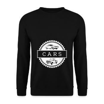 Only cars - Unisex Sweatshirt - black - Front - Alina (178cm) & Michal (187cm)