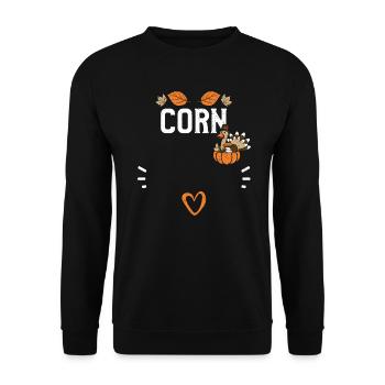 Maïs - Action de grâce - Sweat-shirt Unisexe - noir - Devant - Alina (178cm) & Michal (187cm)