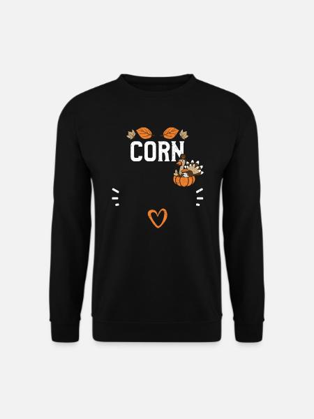 Corn - Thanksgiving - Unisex Pullover - Schwarz