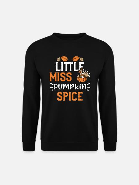 Little Miss Pumpkin Spice - Unisex Sweatshirt - black