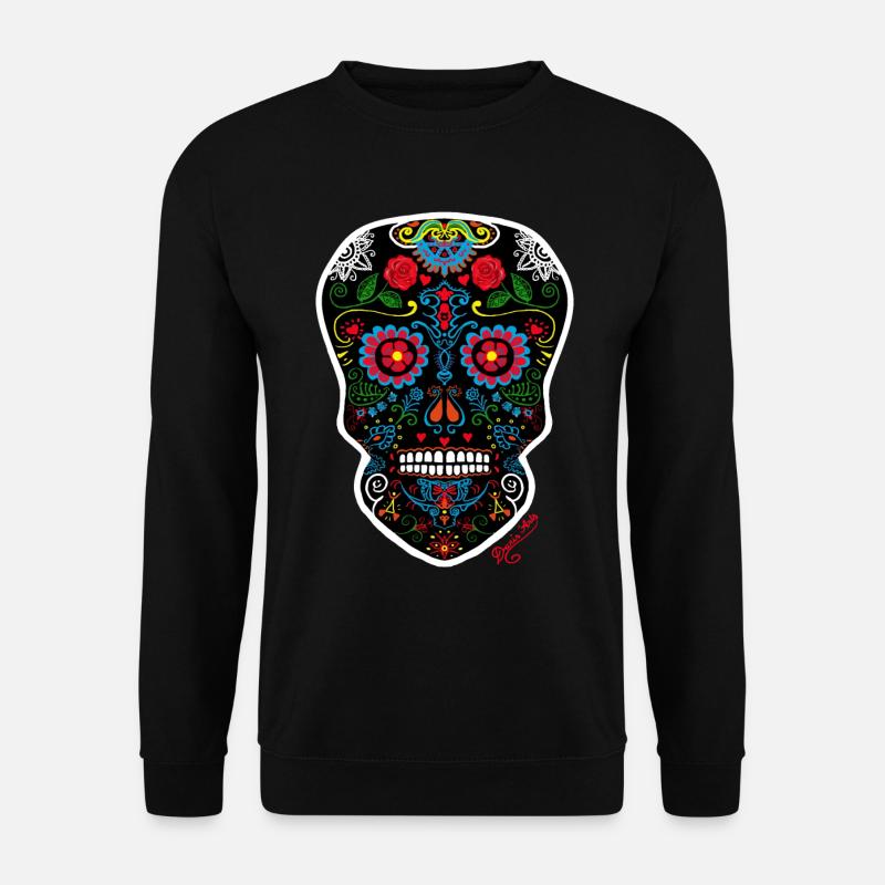 Mexikanischer Schädel - Unisex Pullover - Schwarz
