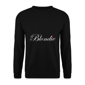 Blondie Brownie - Unisex Pullover - Schwarz - Vorne - Alina (178cm) & Michal (187cm)