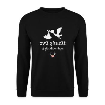 Zvü ghudlt - Unisex Pullover - Schwarz - Vorne - Alina (178cm) & Michal (187cm)