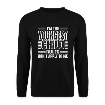 Famille Enfants Frères et sœurs Idée Cadeau Drôle - Sweat-shirt Unisexe - noir - Devant - Alina (178cm) & Michal (187cm)