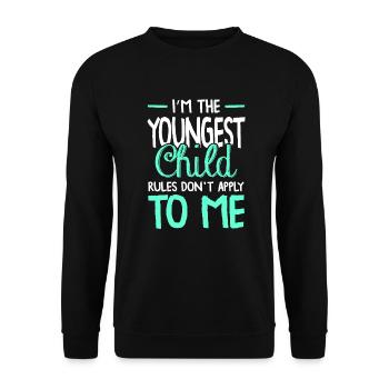 Famille Enfants Frères et sœurs Idée Cadeau Drôle - Sweat-shirt Unisexe - noir - Devant - Alina (178cm) & Michal (187cm)