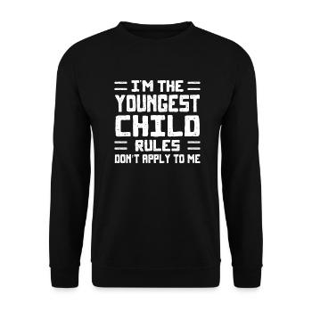 Famille Enfants Frères et sœurs Idée Cadeau Drôle - Sweat-shirt Unisexe - noir - Devant - Alina (178cm) & Michal (187cm)