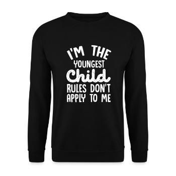 Famille Enfants Frères et sœurs Idée Cadeau Drôle - Sweat-shirt Unisexe - noir - Devant - Alina (178cm) & Michal (187cm)