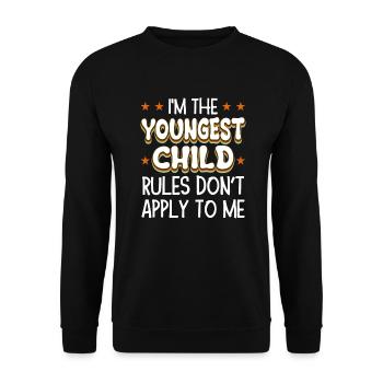 Famille Enfants Frères et sœurs Idée Cadeau Drôle - Sweat-shirt Unisexe - noir - Devant - Alina (178cm) & Michal (187cm)