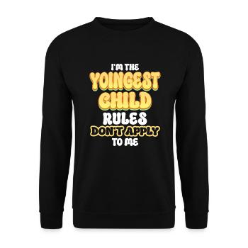 Famille Enfants Frères et sœurs Idée Cadeau Drôle - Sweat-shirt Unisexe - noir - Devant - Alina (178cm) & Michal (187cm)