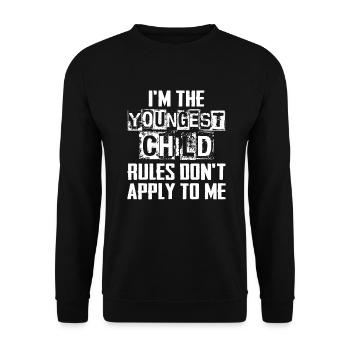 Famille Enfants Frères et sœurs Idée Cadeau Drôle - Sweat-shirt Unisexe - noir - Devant - Alina (178cm) & Michal (187cm)