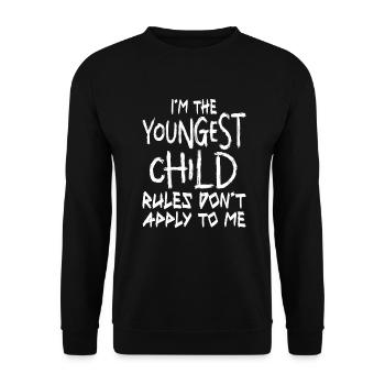 Famille Enfants Frères et sœurs Idée Cadeau Drôle - Sweat-shirt Unisexe - noir - Devant - Alina (178cm) & Michal (187cm)