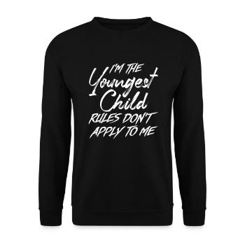 Famille Enfants Frères et sœurs Idée Cadeau Drôle - Sweat-shirt Unisexe - noir - Devant - Alina (178cm) & Michal (187cm)