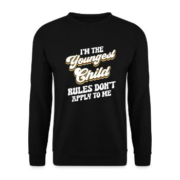Famille Enfants Frères et sœurs Idée Cadeau Drôle - Sweat-shirt Unisexe - noir - Devant - Alina (178cm) & Michal (187cm)