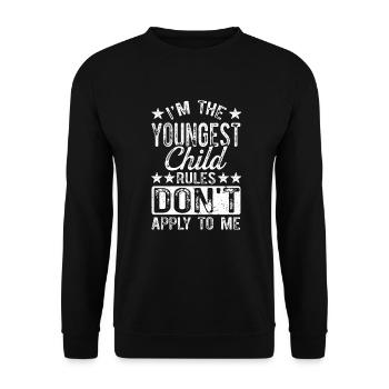 Famille Enfants Frères et sœurs Idée Cadeau Drôle - Sweat-shirt Unisexe - noir - Devant - Alina (178cm) & Michal (187cm)