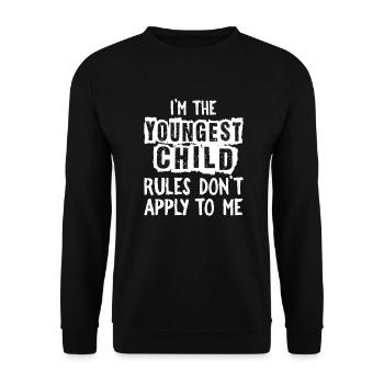 Famille Enfants Frères et sœurs Idée Cadeau Drôle - Sweat-shirt Unisexe - noir - Devant - Alina (178cm) & Michal (187cm)
