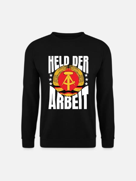 Held der Arbeit DDR Geschenk - Unisex Pullover - Schwarz