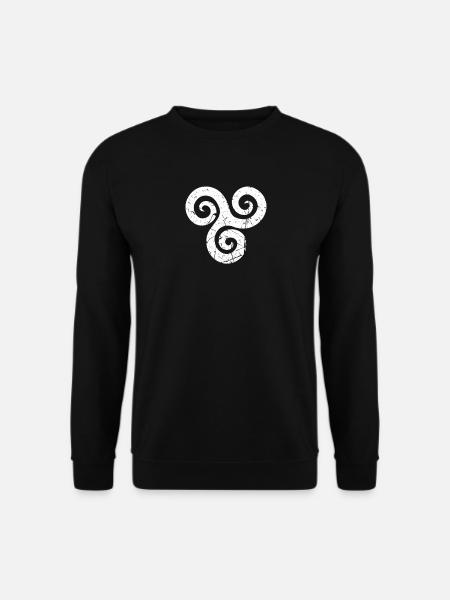 Triskele keltische Symbole - Unisex Pullover - Schwarz