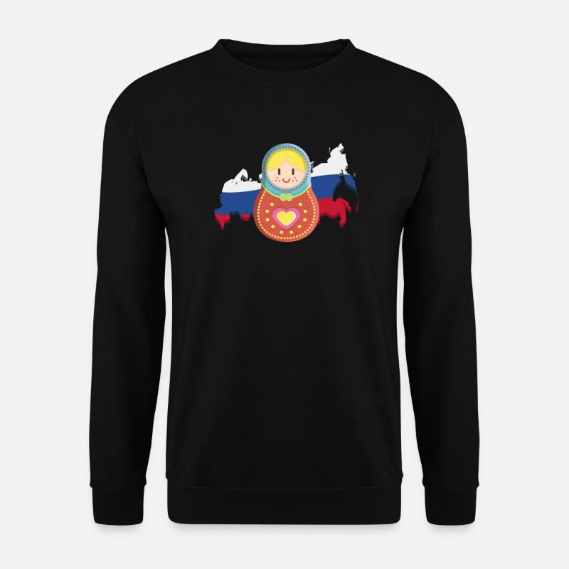 Matroschka Russisch Russland - Unisex Pullover - Schwarz
